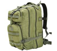 vidaXL Army-Style Backpack 50L Olive Green Travel Hiking Camping Rucksack Bag