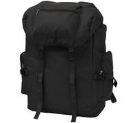 vidaXL Army-Style Backpack 65 L Black