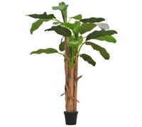 vidaXL Artificial Banana Tree with Pot 250cm Green Home Office Fake Flora