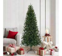 Vidaxl Artificial Christmas Tree Green 180 Cm Pvc, Pe And Steel