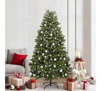 Vidaxl Artificial Christmas Tree Green 210 Cm Pvc And Metal