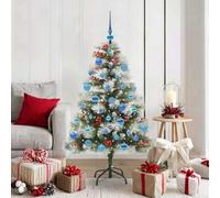 Vidaxl Artificial Christmas Tree Green And White 150 Cm