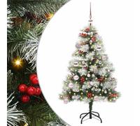 Vidaxl Artificial Christmas Tree Green And White 150 Cm