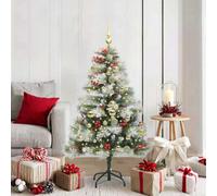 Vidaxl Artificial Christmas Tree Green And White 150 Cm