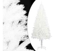 vidaXL Artificial Christmas Tree Lifelike Needles White 210 cm