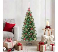 Vidaxl Artificial Christmas Tree With 150 Leds Green 120 Cm Pe And Pvc