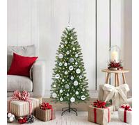 Vidaxl Artificial Christmas Tree With 150 Leds Green 120 Cm Pe And Pvc