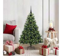 Vidaxl Artificial Christmas Tree With 150 Leds Green 120 Cm Pe And Pvc