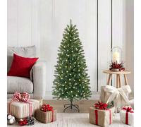 Vidaxl Artificial Christmas Tree With 150 Leds Green 120 Cm Pe And Pvc