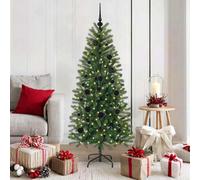 Vidaxl Artificial Christmas Tree With 150 Leds Green 150 Cm Pe And Pvc