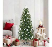 Vidaxl Artificial Christmas Tree With 150 Leds Green 150 Cm Pe And Pvc