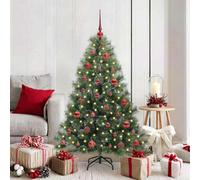 Vidaxl Artificial Christmas Tree With 150 Leds Green 150 Cm Pe And Pvc