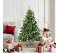 Vidaxl Artificial Christmas Tree With 150 Leds Green 150 Cm Pe And Pvc