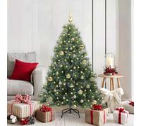 Vidaxl Artificial Christmas Tree With 150 Leds Green 150 Cm Pe And Pvc