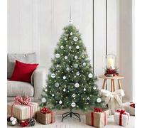 Vidaxl Artificial Christmas Tree With 150 Leds Green 150 Cm Pe And Pvc