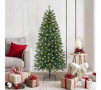 Vidaxl Artificial Christmas Tree With 150 Leds Green 150 Cm Pe And Pvc