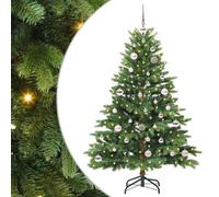 Vidaxl Artificial Christmas Tree With 150 Leds Green 150 Cm Pe And Pvc