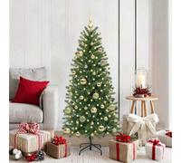 Vidaxl Artificial Christmas Tree With 150 Leds Green 150 Cm Pe And Pvc