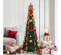 Vidaxl Artificial Christmas Tree With 150 Leds Green 180 Cm Pvc