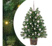 Vidaxl Artificial Christmas Tree With 150 Leds Green 95 Cm Pe And Pvc