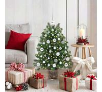 Vidaxl Artificial Christmas Tree With 150 Leds Green 95 Cm Pe And Pvc