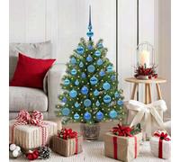 Vidaxl Artificial Christmas Tree With 150 Leds Green 95 Cm Pe And Pvc