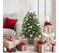 Vidaxl Artificial Christmas Tree With 150 Leds Green 95 Cm Pe And Pvc