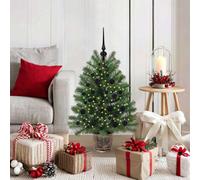 Vidaxl Artificial Christmas Tree With 150 Leds Green 95 Cm Pe And Pvc