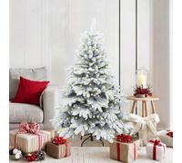 Vidaxl Artificial Christmas Tree With 150 Leds White 150 Cm Pe And Pvc