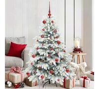 Vidaxl Artificial Christmas Tree With 150 Leds White 150 Cm Pe And Pvc