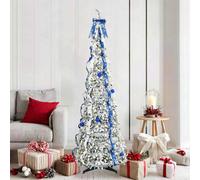 Vidaxl Artificial Christmas Tree With 150 Leds White 180 Cm Pvc