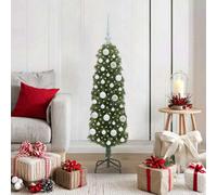 Vidaxl Artificial Christmas Tree With 150 Leds With Stand Green 120 Cm
