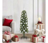 Vidaxl Artificial Christmas Tree With 150 Leds With Stand Green 120 Cm