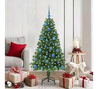 vidaXL ArtificialChristmas Tree Green 150cm PVC, Green