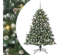 Vidaxl Artificial Christmas Tree With 150 Leds With Stand Green 150 Cm