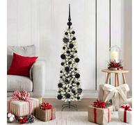Vidaxl Artificial Christmas Tree With 150 Leds With Stand White 120 Cm