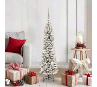 Vidaxl Artificial Christmas Tree With 150 Leds With Stand White 120 Cm