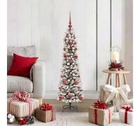 Vidaxl Artificial Christmas Tree With 150 Leds With Stand White 120 Cm