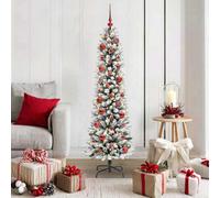 Vidaxl Artificial Christmas Tree With 150 Leds With Stand White 150 Cm