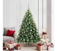 Vidaxl Artificial Christmas Tree With 300 Leds Green 180 Cm Pe And Pvc