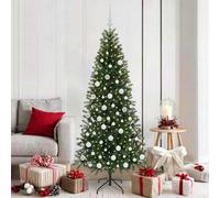 Vidaxl Artificial Christmas Tree With 300 Leds Green 180 Cm Pe And Pvc