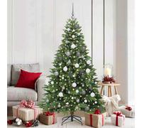 Vidaxl Artificial Christmas Tree With 300 Leds Green 180 Cm Pe And Pvc