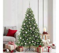 Vidaxl Artificial Christmas Tree With 300 Leds Green 180 Cm Pe And Pvc