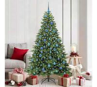 Vidaxl Artificial Christmas Tree With 300 Leds Green 180 Cm Pe And Pvc