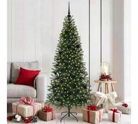 Vidaxl Artificial Christmas Tree With 300 Leds Green 180 Cm Pe And Pvc