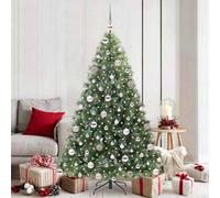 Vidaxl Artificial Christmas Tree With 300 Leds Green 180 Cm Pe And Pvc
