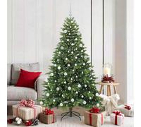 Vidaxl Artificial Christmas Tree With 300 Leds Green 180 Cm Pe And Pvc
