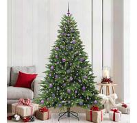Vidaxl Artificial Christmas Tree With 300 Leds Green 210 Cm Pe And Pvc