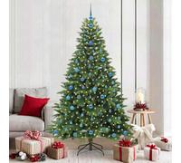 Vidaxl Artificial Christmas Tree With 300 Leds Green 210 Cm Pe And Pvc