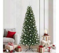 Vidaxl Artificial Christmas Tree With 300 Leds Green 210 Cm Pe And Pvc